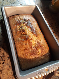 Una foto de Budín fácil y rápido con manzana y canela