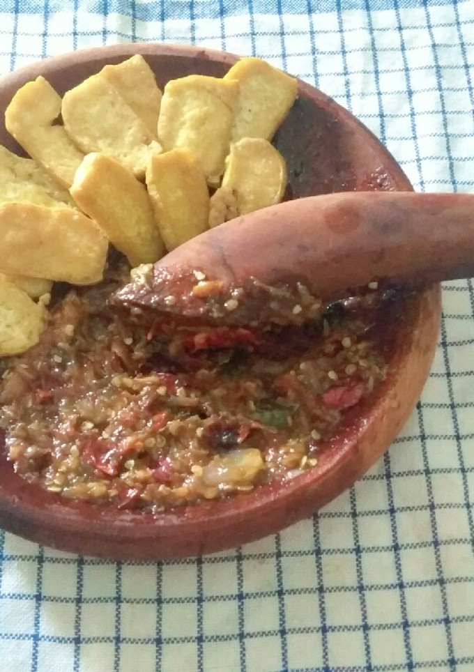 Foto resep Sambal Goreng Coel Tahu Bandung 😋