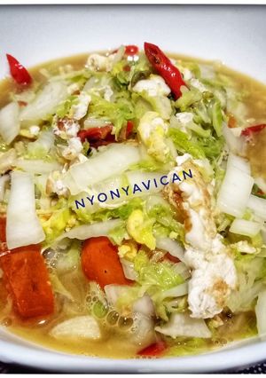Foto resep Tumis sawi putih pake telur