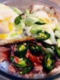 Slight Spice Egg and Tuna Rice Bowl