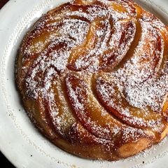 A picture of Frying Pan Apple Upside-down Cake.