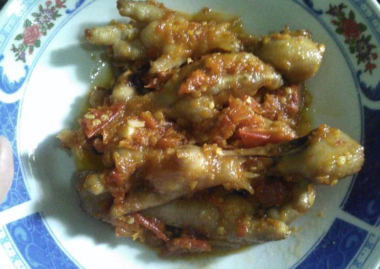 Ceker ayam pedas manis nyossss