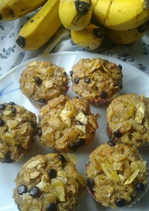 Foto resep Banana Flakes Muffins
