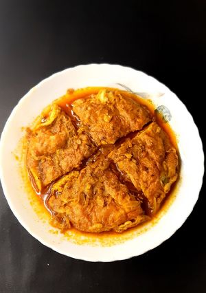 ডিমের ওমলেটের ঝাল রেসিপির প্রধান ছবি