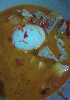 Foto resep Sambel goreng telor tahu tempe simpel