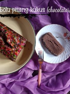 Foto resep Bolu Pisang Kukus Chocolatos (takaran sendok)