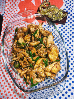 A picture of Mongolian Chicken.