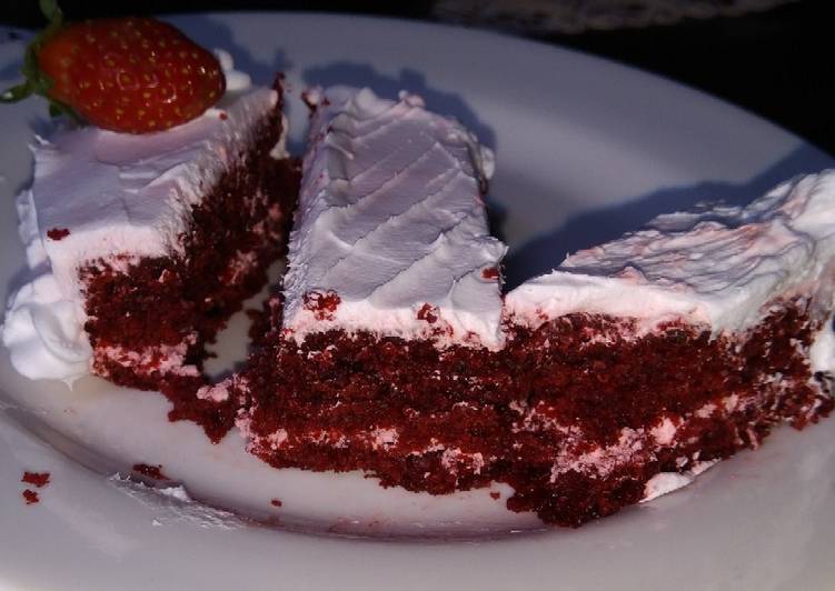 Recipe of Speedy Red Velvet Cake