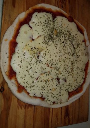 Una foto de Pizza casera