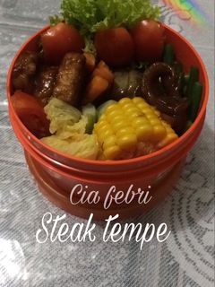 Foto resep Steak tempe ala fe'