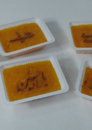 عکسی از دستور شله زرد