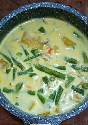 Foto resep Lodeh Kacang Tauge Waluh