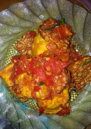 Foto resep Tempe dan Tahu penyet