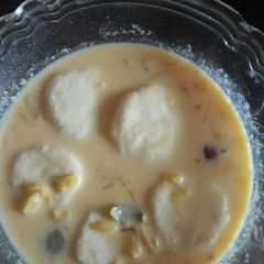 A picture of Rasmalai.