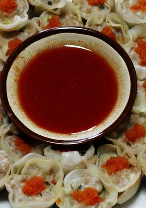 Foto resep Somay ayam saos ala-ala dimsum