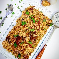 A picture of Mutton Yakhni pulao.
