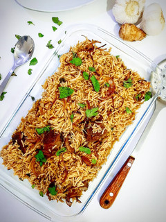 A picture of Mutton Yakhni pulao.
