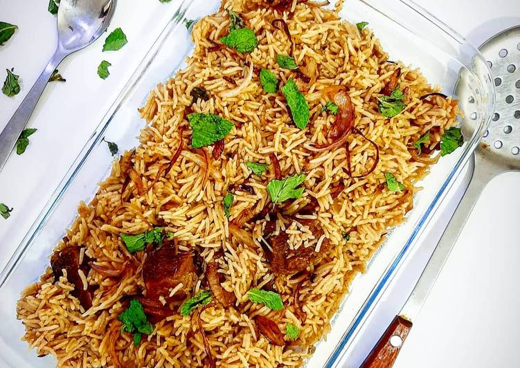 Recipe of Homemade Mutton Yakhni pulao