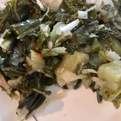 A picture of Braised kale.