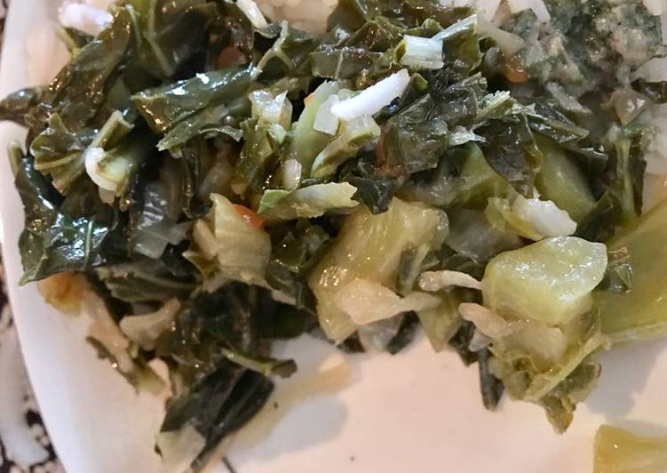 Easiest Way to Make Homemade Braised kale