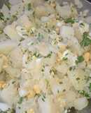 ENSALADA DE PAPAS HUEVO Y PEREJIL. Fácil RICO IDEAL PARA ACOMPAÑ
