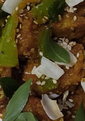 A picture of Bottle Gourd Muthiya.