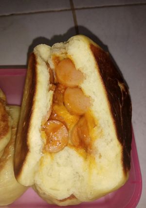 Foto resep Roti isi sosis tanpa ulen tanpa oven