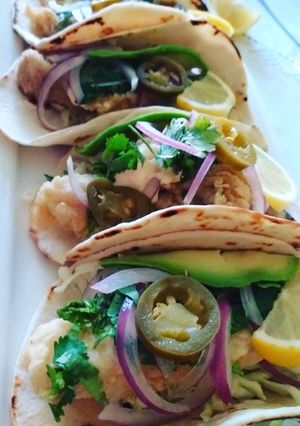Una foto de Tacos de pescado
