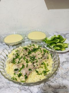 صورة لوصفة منسف اردني بالدجاج