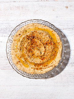 Una foto de Hummus de garbanzos