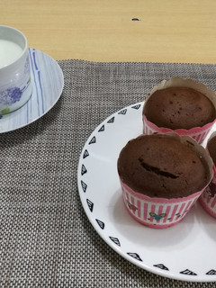(煮食影片)巧克力馬芬 (巧克力鬆餅) chocolate muffin ~ 超級鬆軟的配方! 的食譜成品照片