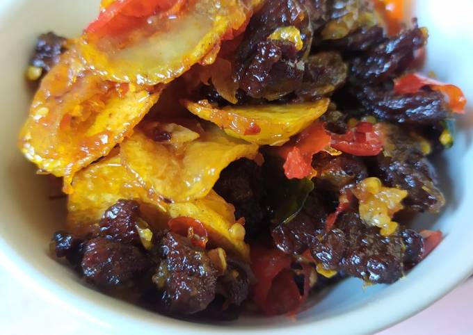 Dendeng Kering Balado