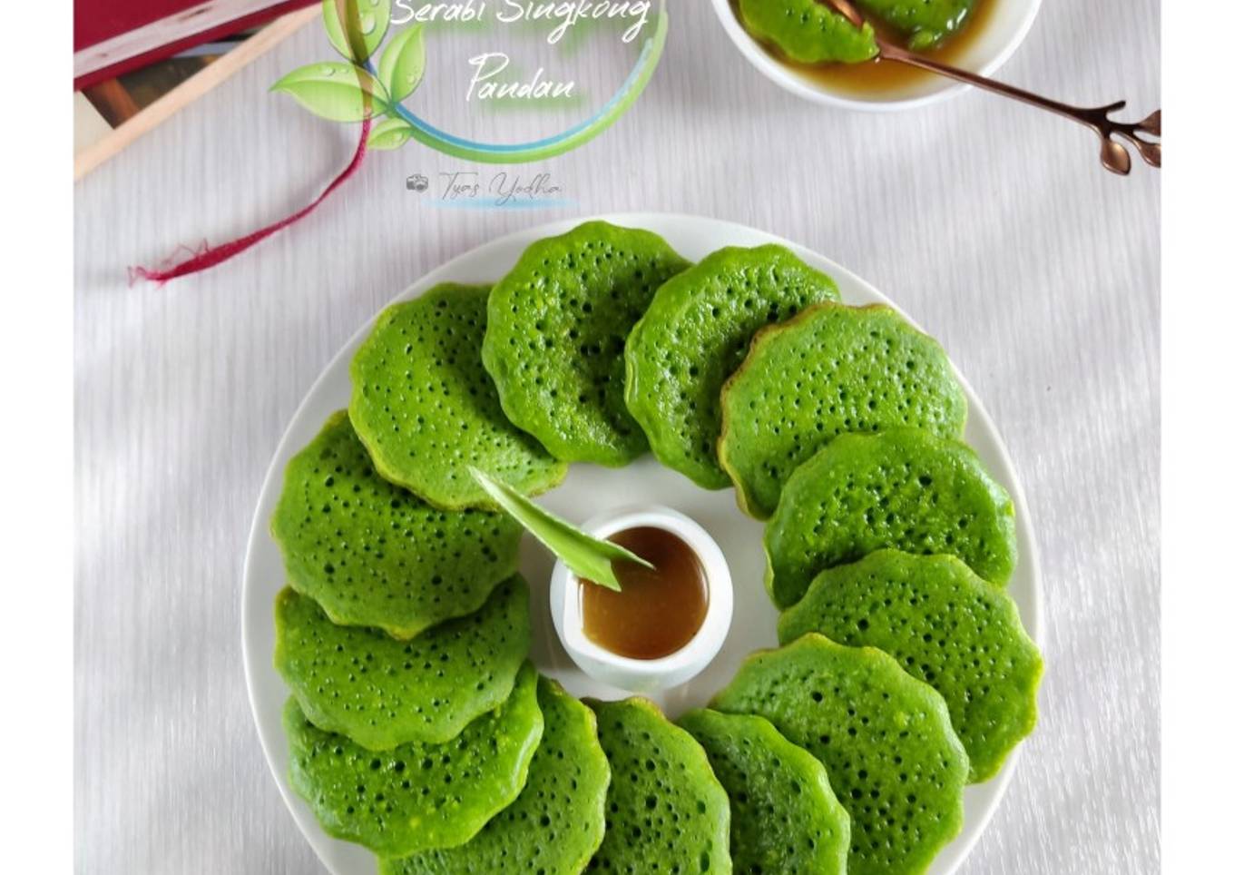 Serabi Singkong Pandan