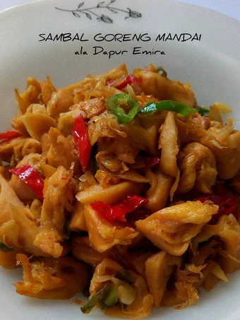 Langkah Gampang Membuat Resep Sambal Goreng Mandai Khas Kalimantan Selatan yang Lezat Anti Ribet, Lezat