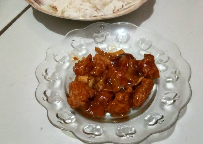 Siomay (Udang) Goreng Saus Tomat