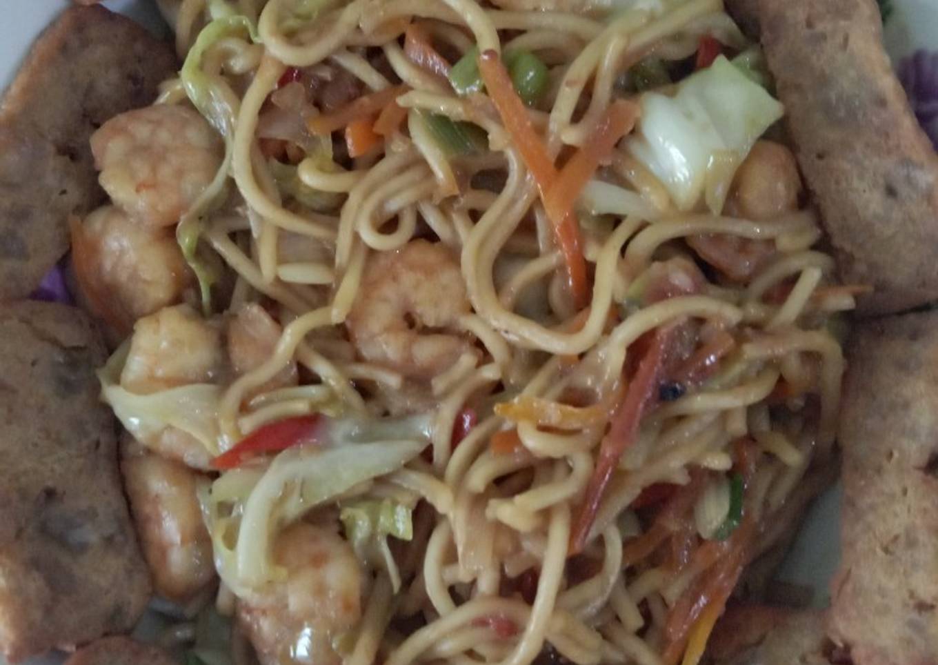 Bakmi goreng udang kekian