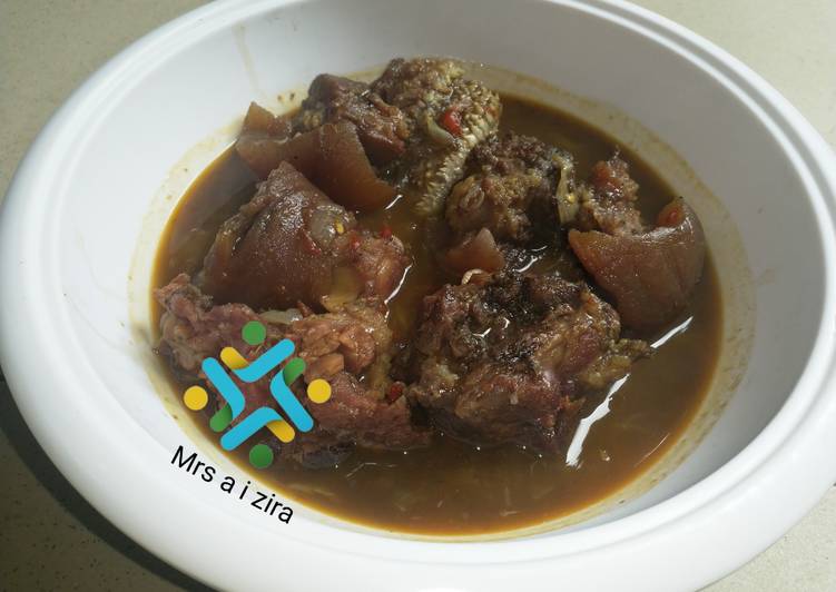 How to Prepare Favorite My cow leg pepper soup