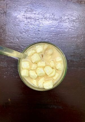 Hình của món Trà sữa phô mai viên.