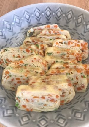 Foto resep Telur dadar wortel
