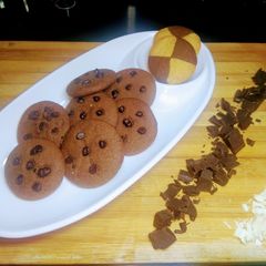 Choco chip & marble cookies A picture of Choco chip & marble cookies.