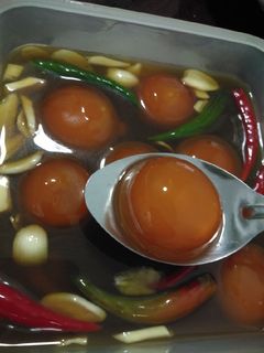 รูปของ ไข่แดงดองน้ำปลา