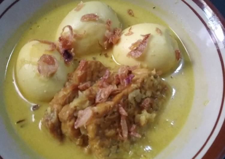 Opor telur tempe