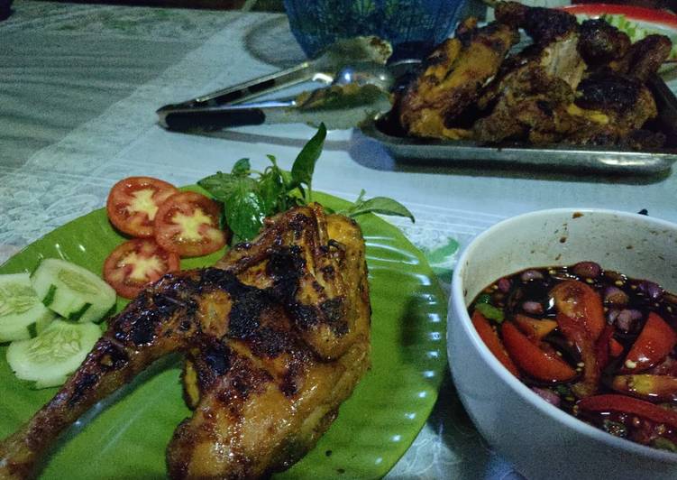 Cara Mudah Membuat Ayam Bakar bumbu kuning Enak dan Antiribet