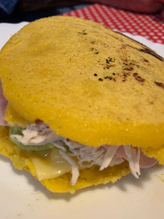 Una foto de Arepas venezolanas