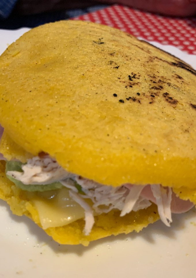 Una foto de Arepas venezolanas