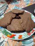 Galletitas de chocolate crocantes sin manteca
