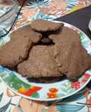 Galletitas de chocolate crocantes sin manteca