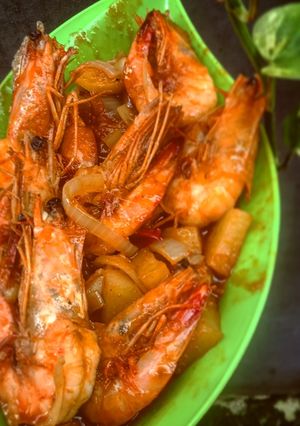 Foto resep Udang pedas manis