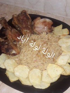 صورة لوصفة دجاج مفور مع ارز