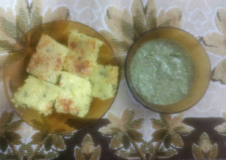 How to Make Speedy Instant Rawa Dhokla